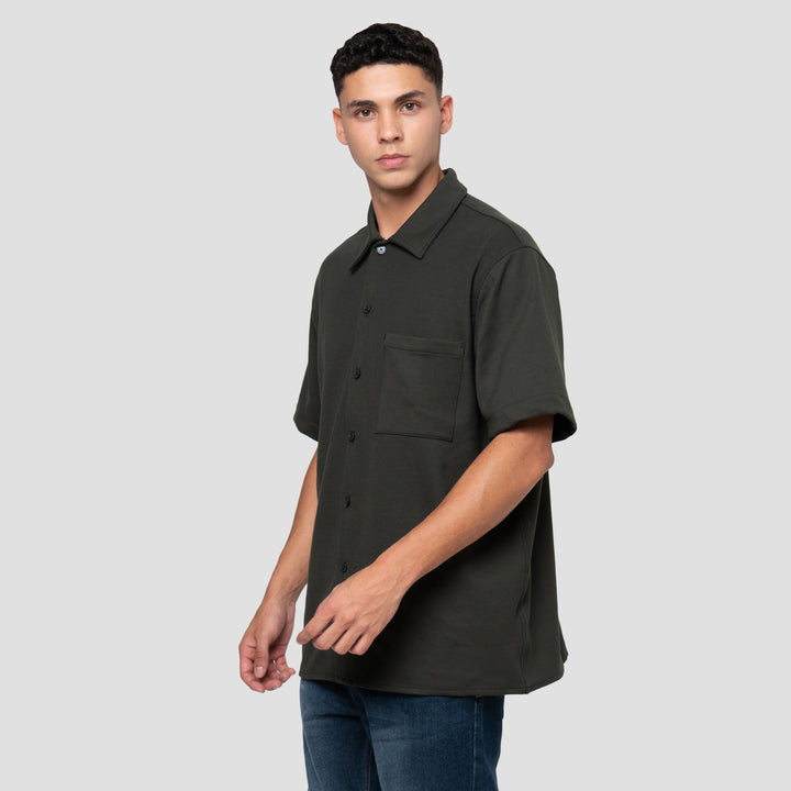 Cole Relax Fitted Knitt Ami Kemeja Pria