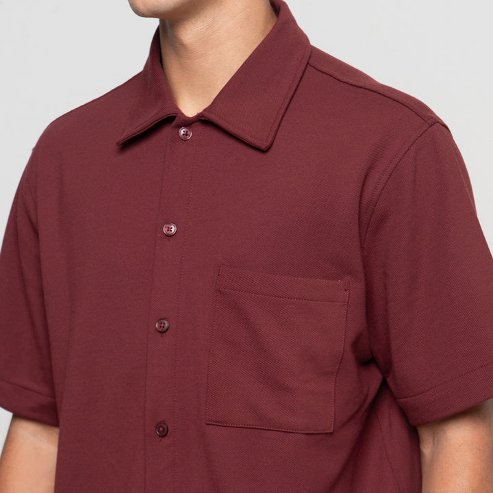 Cole Relax Fitted Knitt Ami Kemeja Pria