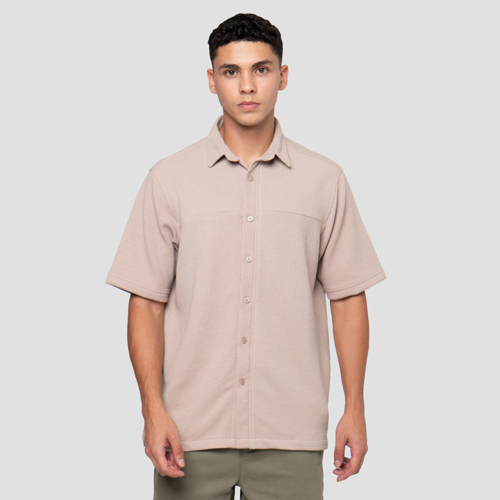 Cole Knitt Cut And Sewn Kemeja Pria