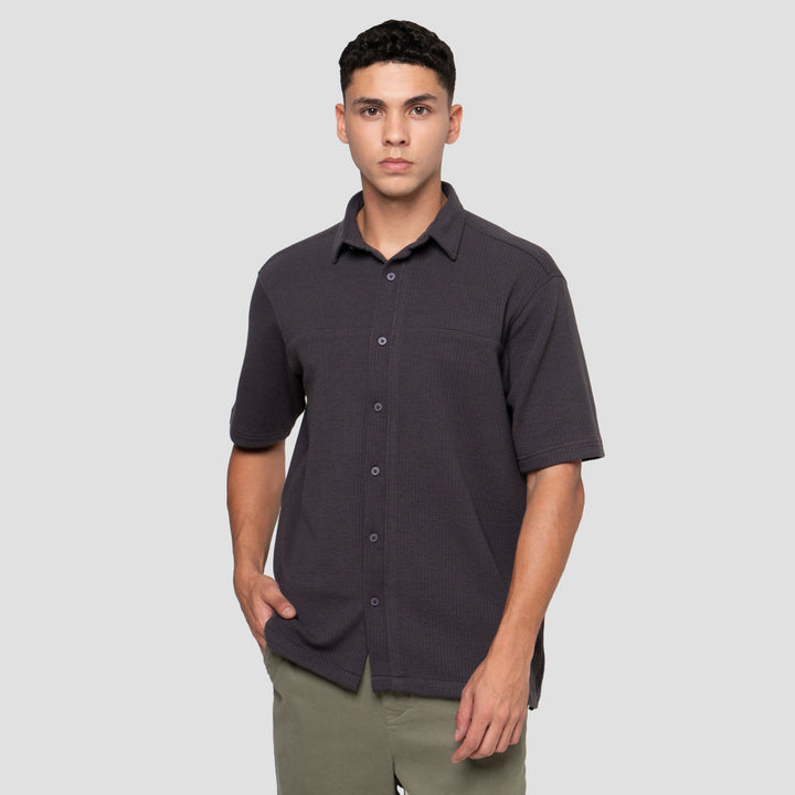 Cole Knitt Cut And Sewn Kemeja Pria