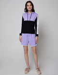 American Jeans Sweatshirt Team Talk Lilac