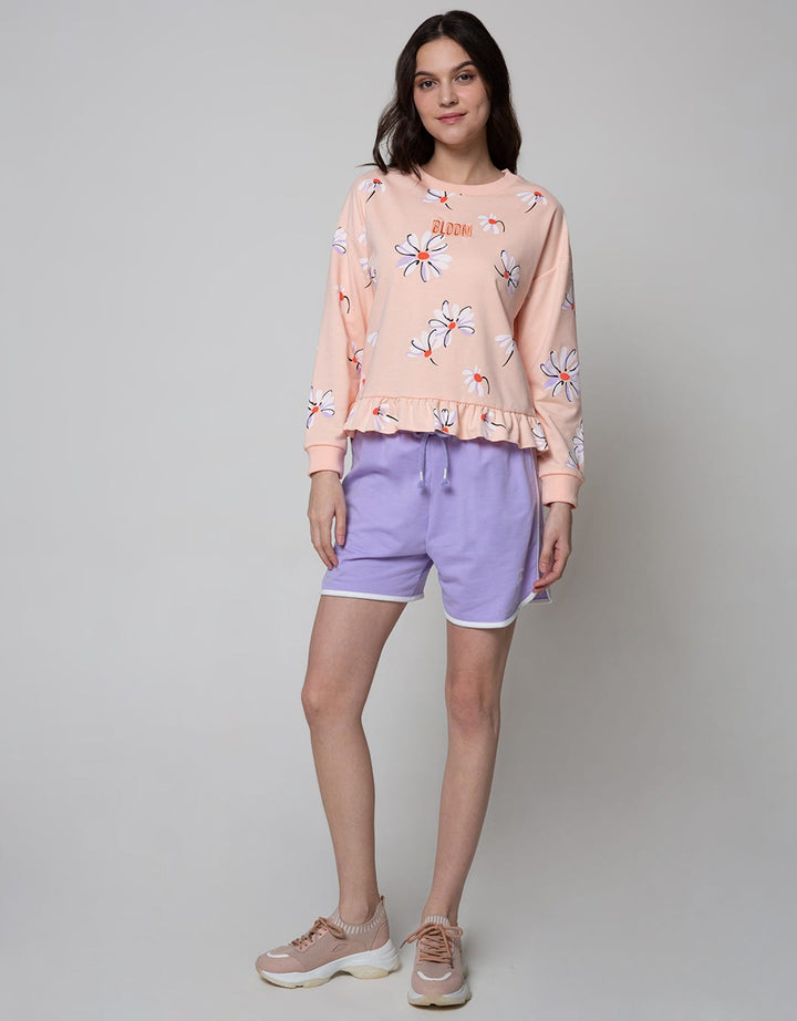 American Jeans Short Pants Team Talk Lilac