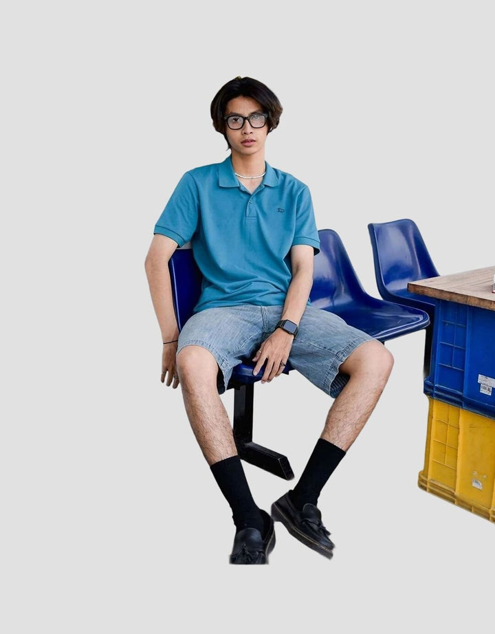 Walrus Polo Kemeja Salur Uniseks