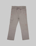Little M Long Pants Woven Rib Cut N Sewn