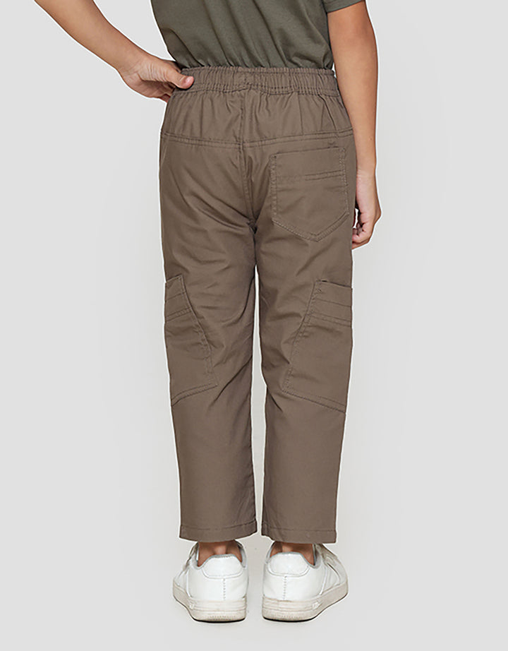 Little M Tempel Miring Celana Panjang Anak Laki-laki