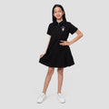 Character Collar Kuromi Dress Anak Perempuan