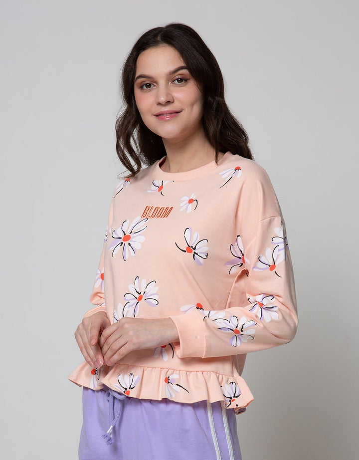Nevada Sweatshirt Print Floral Bloom