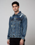Lois Washed Denim Jaket Pria