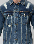 Lois Washed Denim Jaket Pria