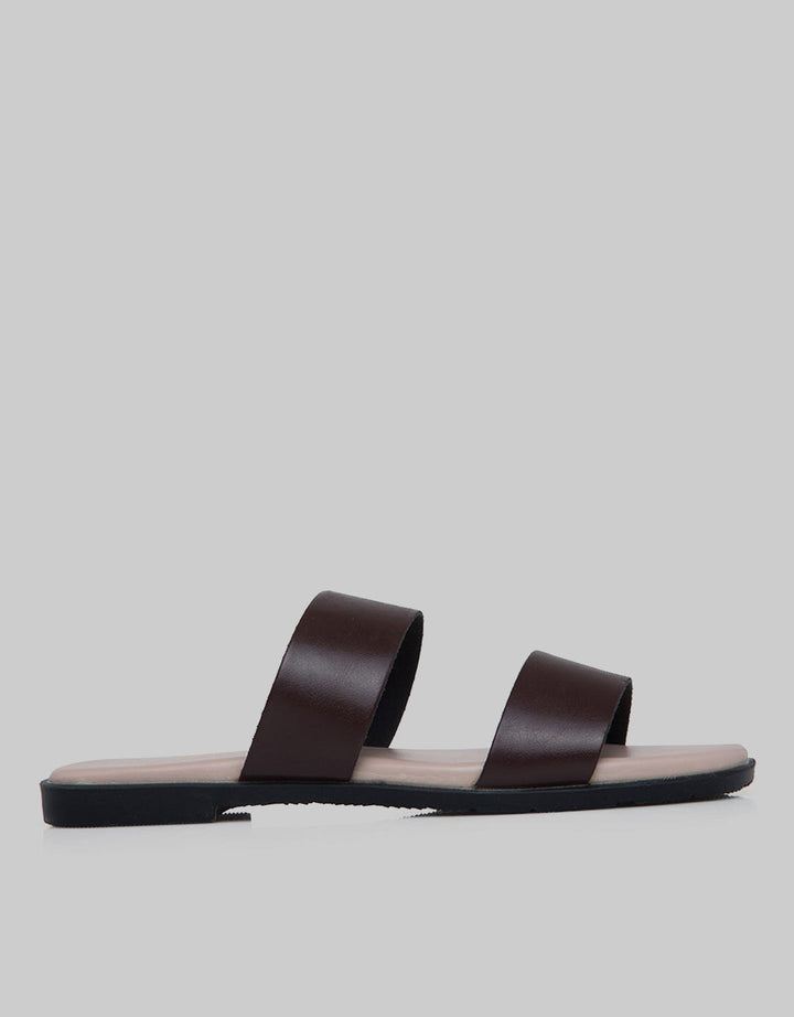 Fladeo Double Strap Teplek Slide Wanita