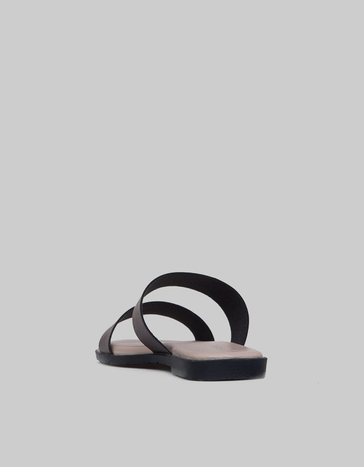 Fladeo Double Strap Teplek Slide Wanita