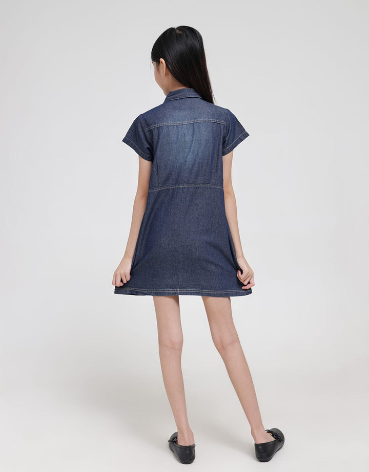 Cardinal Kids Girl Denim Dress Anak Perempuan