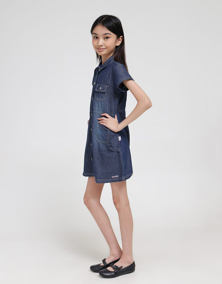 Cardinal Kids Girl Denim Dress Anak Perempuan