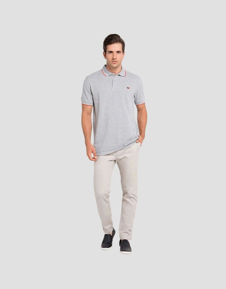 Walrus Contrast Stripe Polo Shirt 03 Men