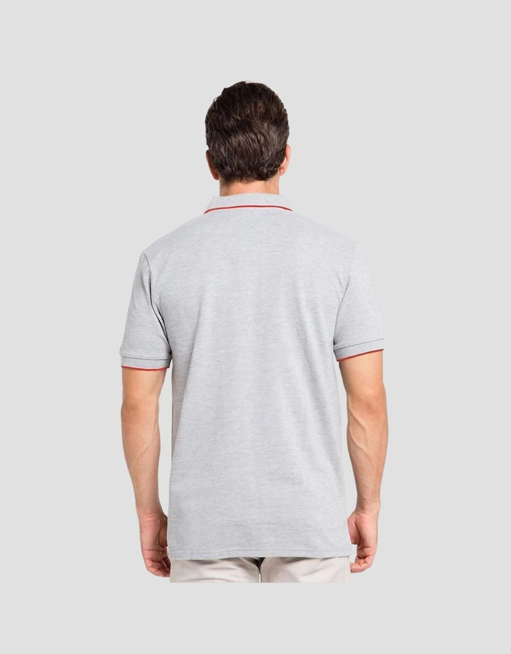Walrus Contrast Stripe Polo Shirt 03 Men