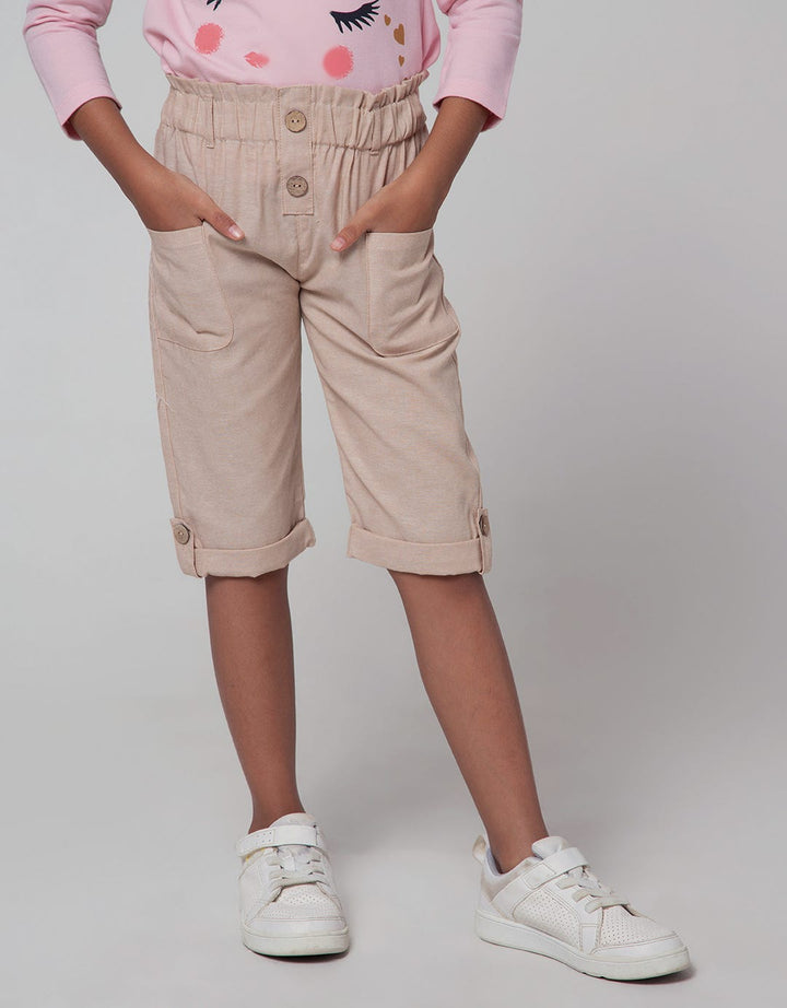 Little M Bermuda 2 Kancing Kantong Paperbag