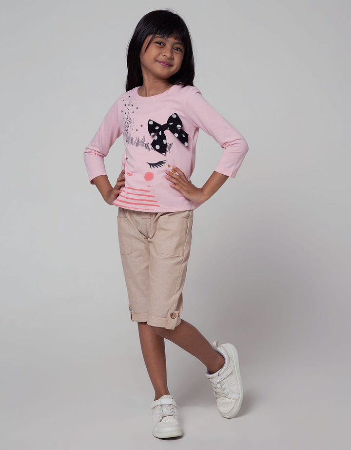 Little M Bermuda 2 Kancing Kantong Paperbag