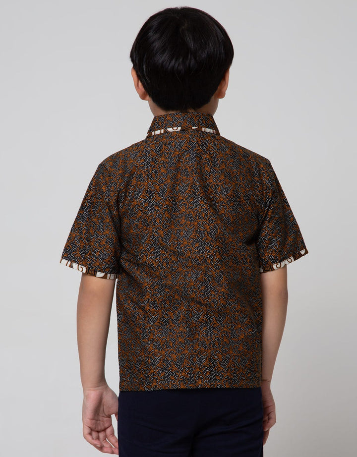 Arjuna Weda Short Shirt Batik Banana Bali Large