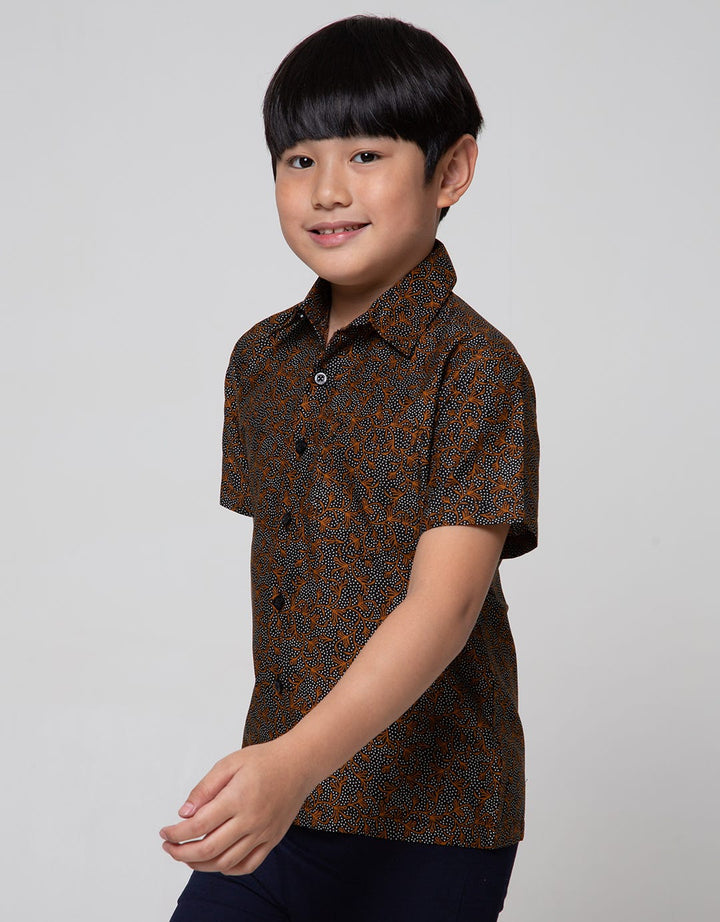 Arjuna Weda Kemeja Pendek Batik Pisang Bali Besar