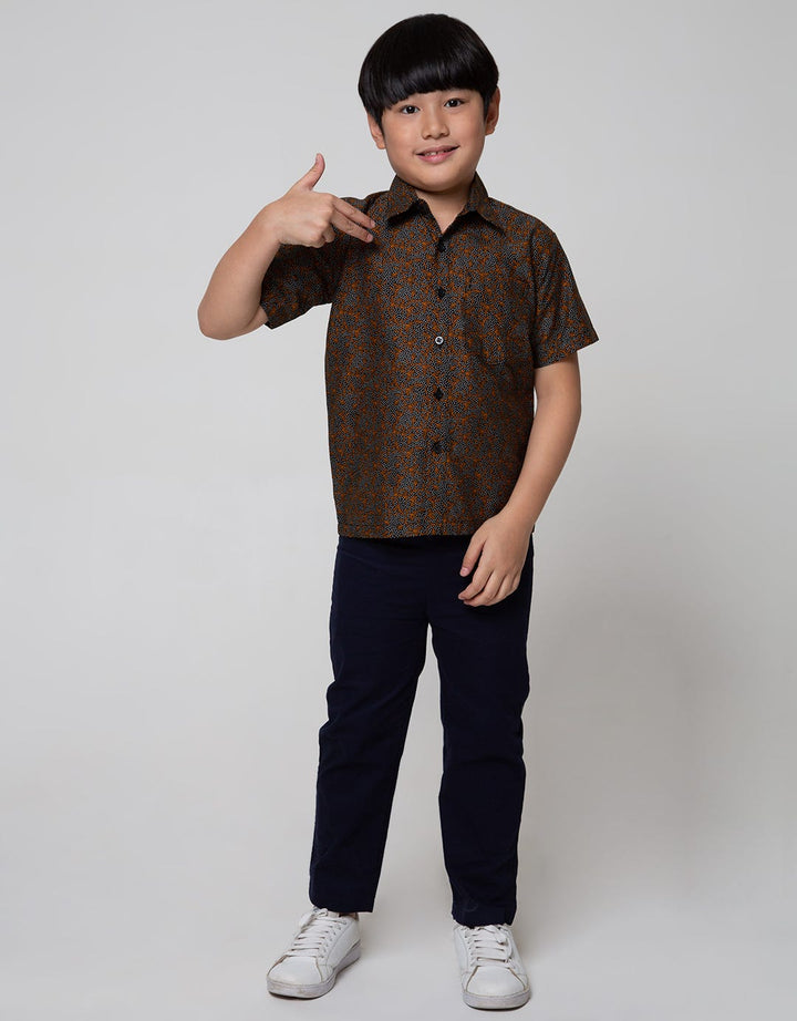 Arjuna Weda Kemeja Pendek Batik Pisang Bali Besar