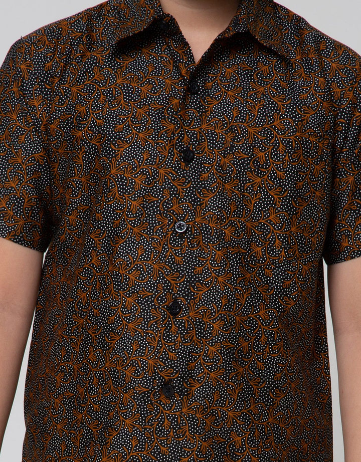 Arjuna Weda Kemeja Pendek Batik Pisang Bali Besar