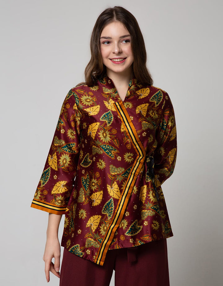 Adikusuma  Blouse Daun Keladi