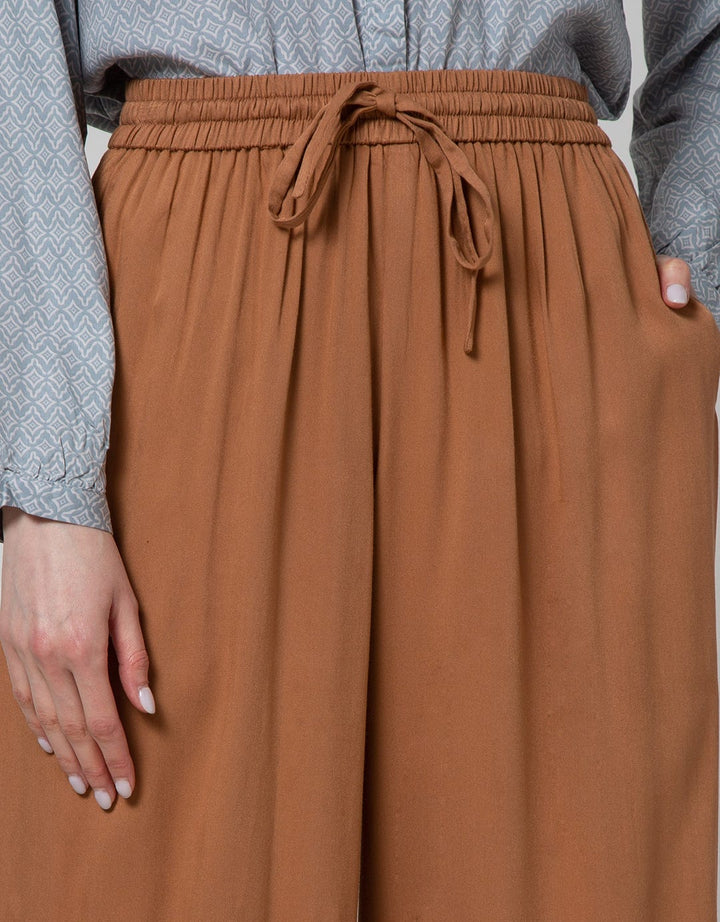 Annisa Long Pants Loose With Elastic Waist And Drawcord