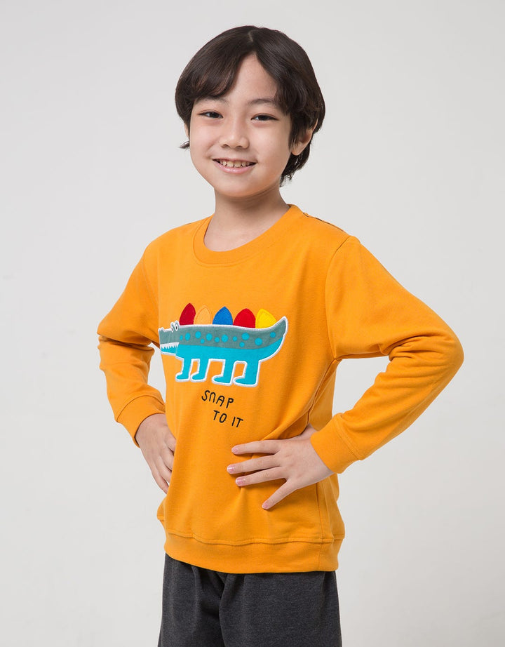 Little M Croco Aps Sweater Anak Laki-laki