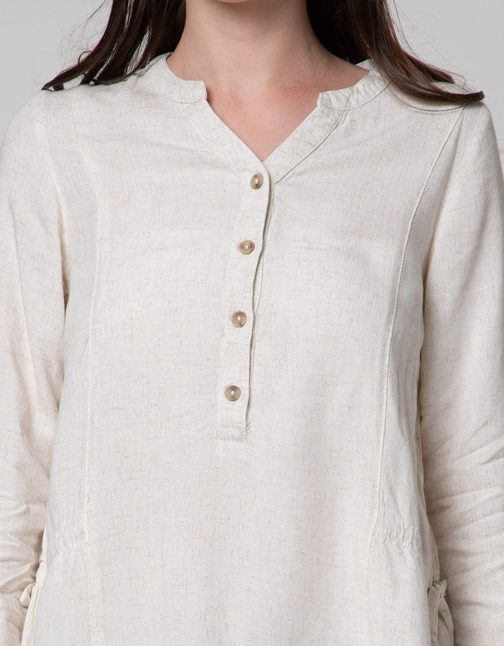 Triset Casual Side Drawstring Blouse