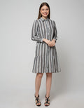 Triset Ladies Dresses Shirt Stripe