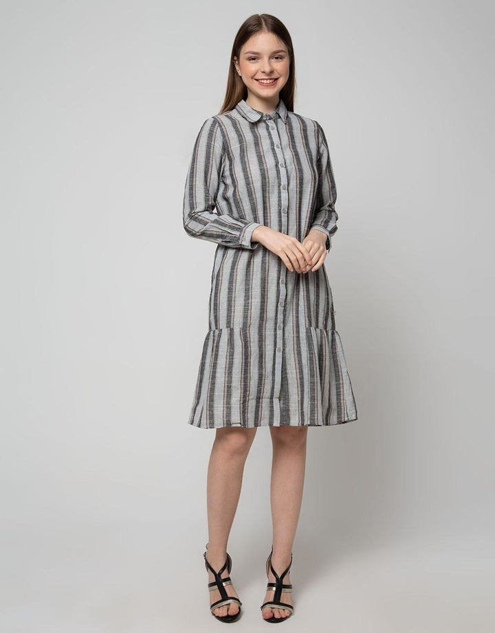 Triset Ladies Dresses Shirt Stripe
