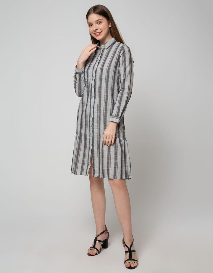 Triset Ladies Dresses Shirt Stripe