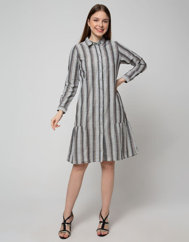 Triset Ladies Dresses Shirt Stripe