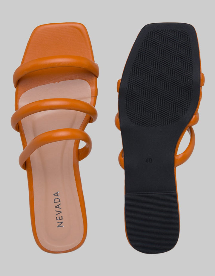 Nevada Slip On Women Triple Strap