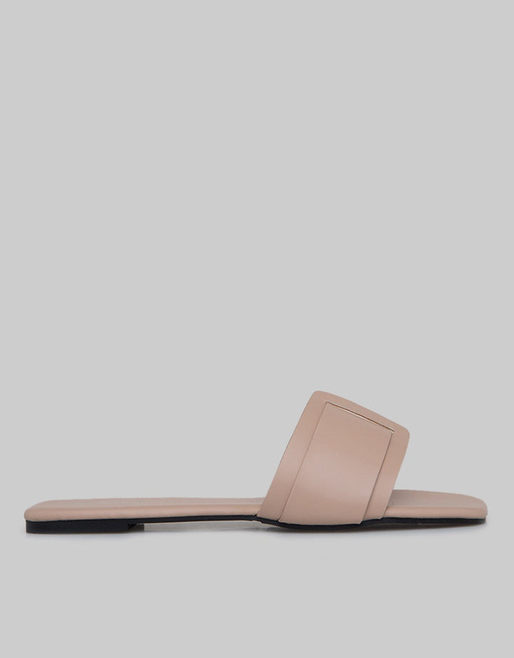 Nevada Slip On Woman Big Buckle Strap