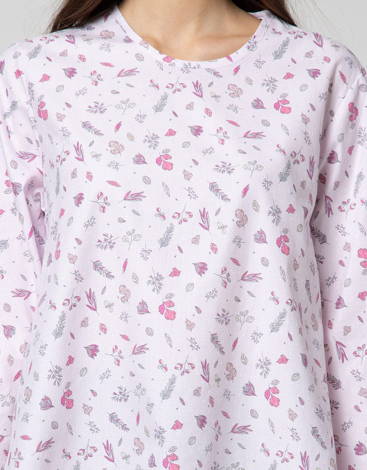 Details Long Sleeve Tunic Assymetric With Buttton And Placket