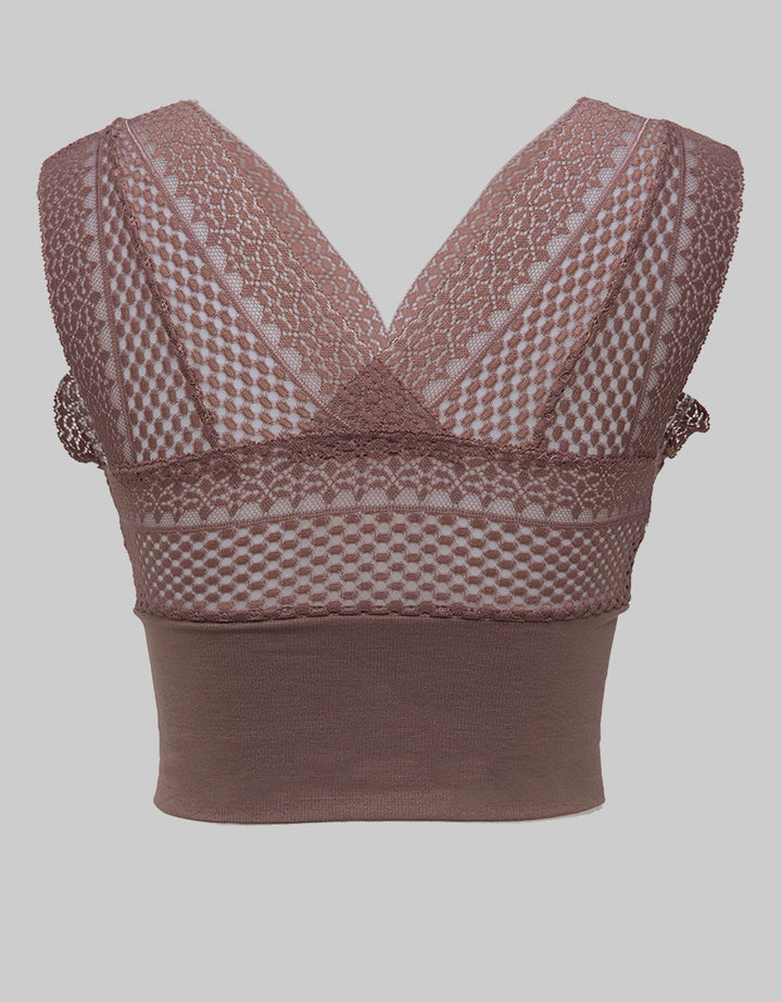 Cynthia Lisa Seamless Bra Knith With Lace