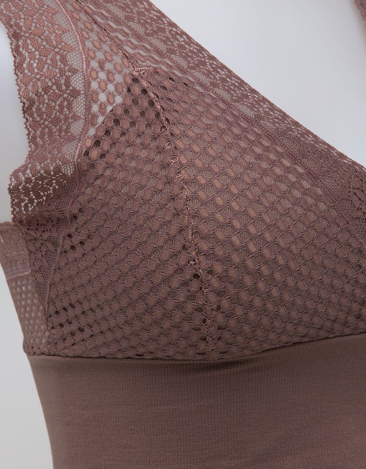 Cynthia Lisa Seamless Bra Knith With Lace