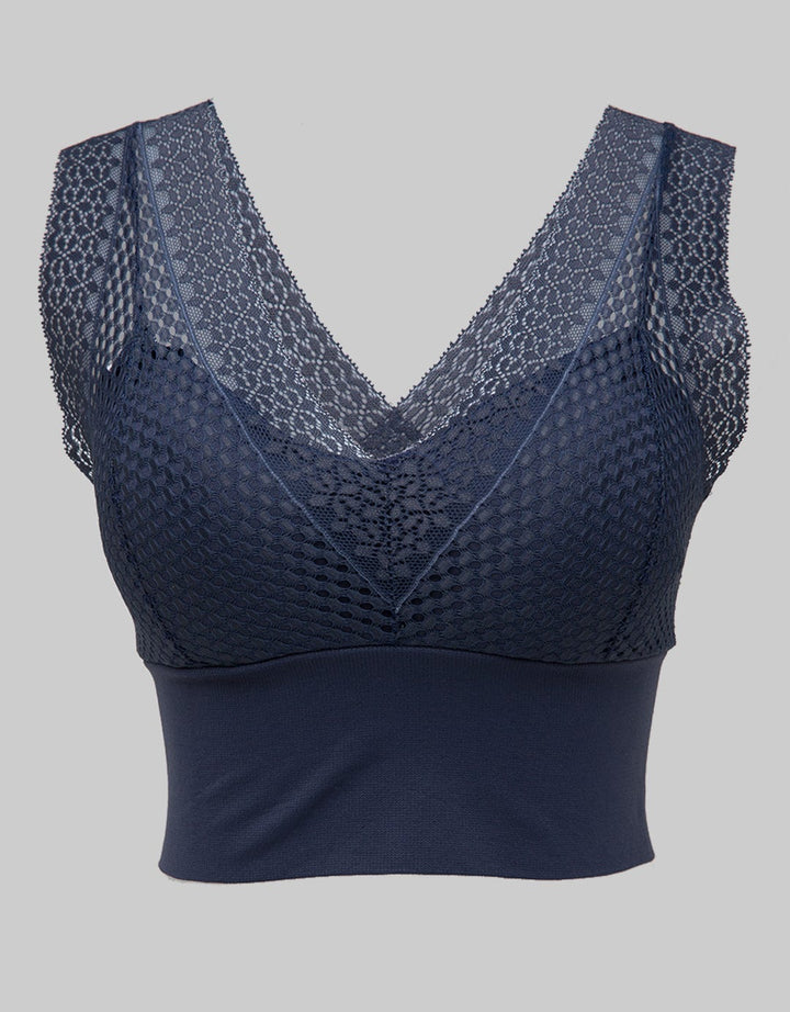 Cynthia Lisa Seamless Bra Knith With Lace