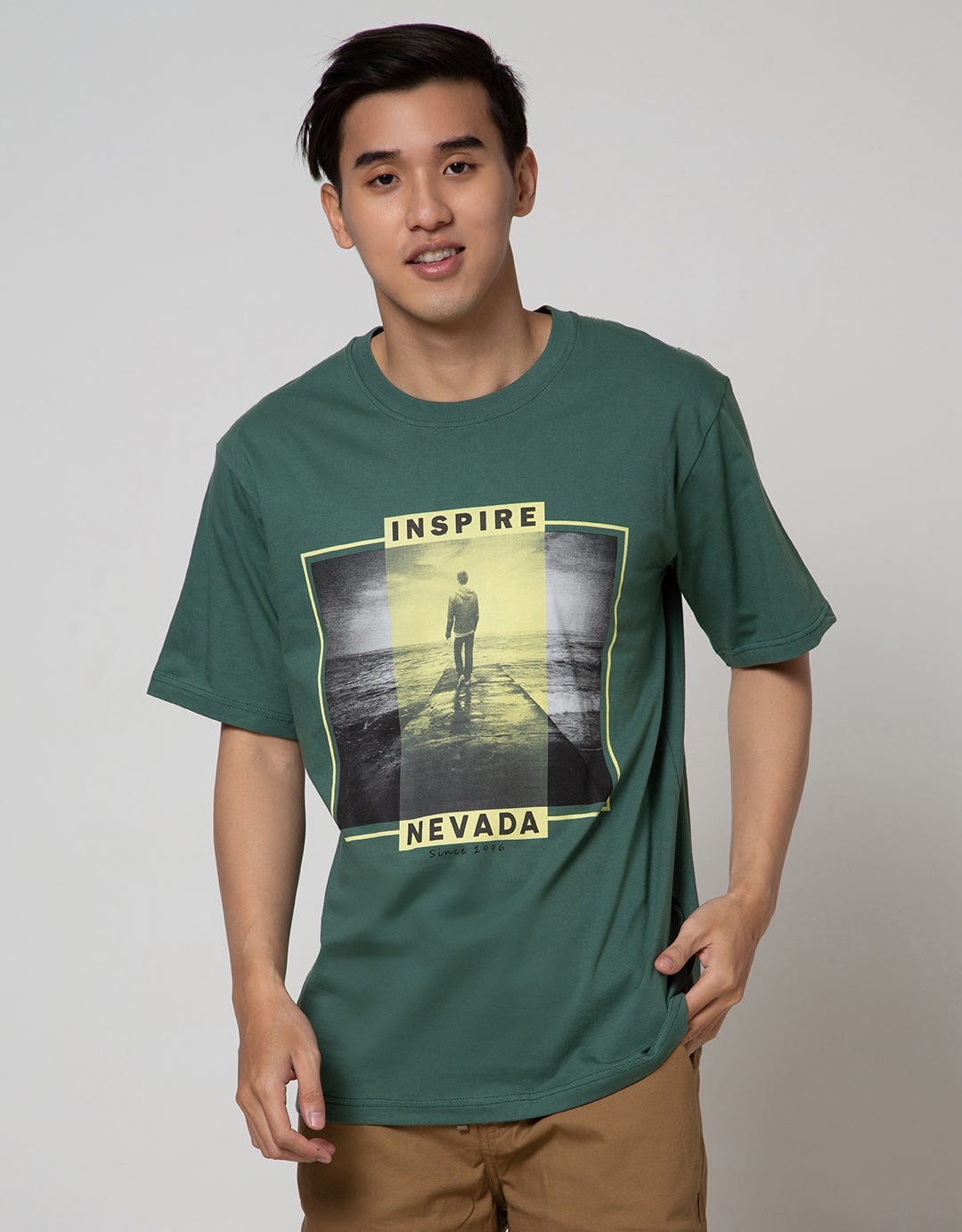 Nevada Long Sleeve T-Shirt Print Mocksleeve Oversized main image 0