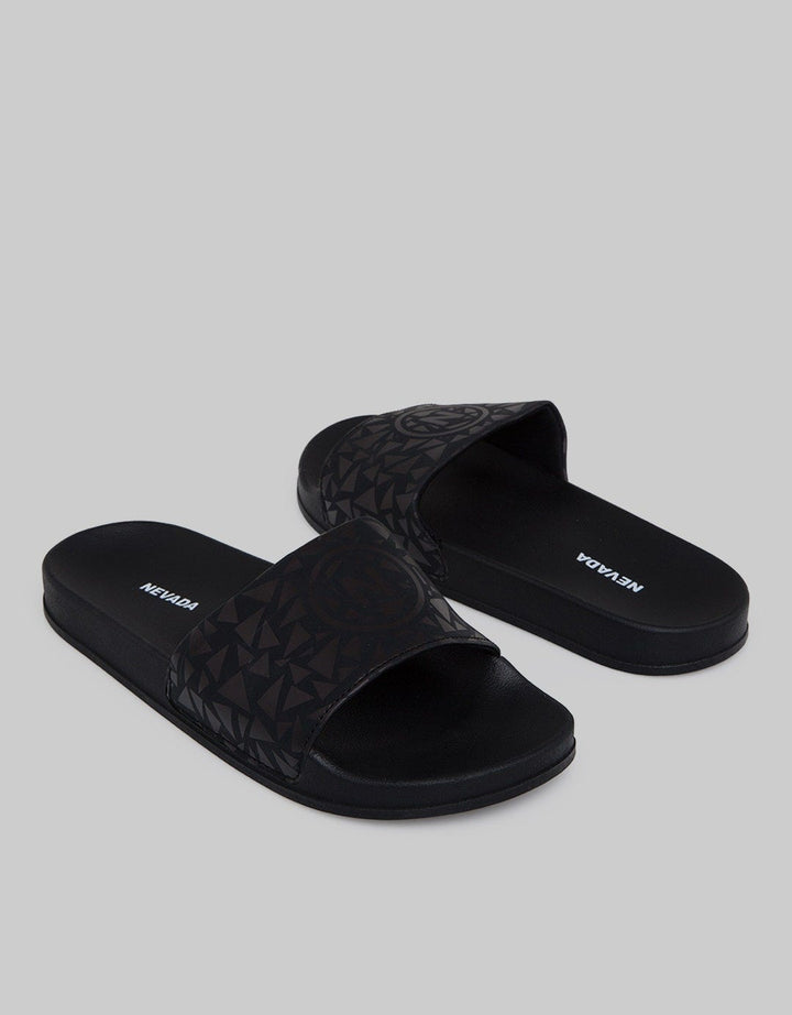 Nevada Glass Detail Sandal Slipper Pria
