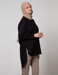 Annisa Long Sleeve Shirt Long Plain Basic