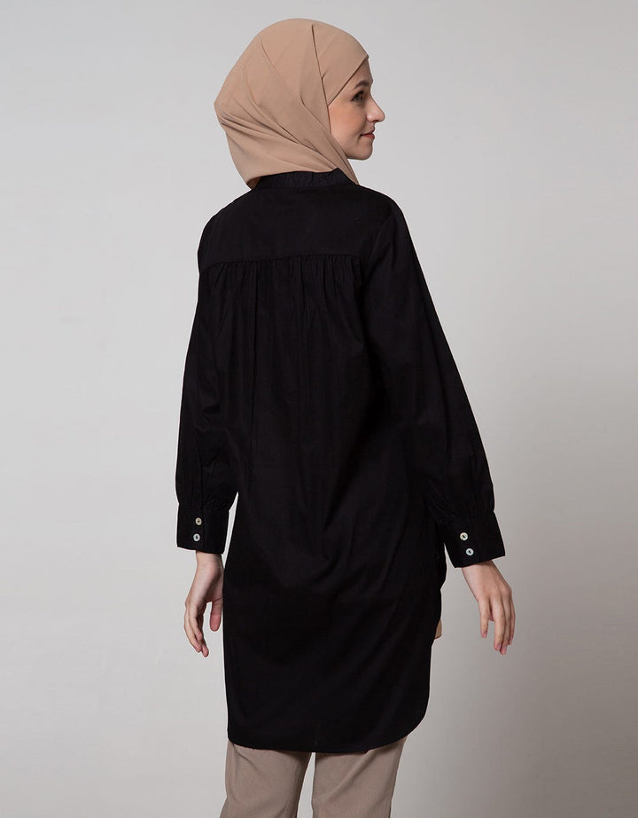 Annisa Long Sleeve Shirt Long Plain Basic