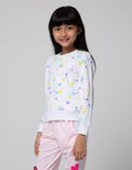 Little M Sweatshirt Full Print Colorfull Splash