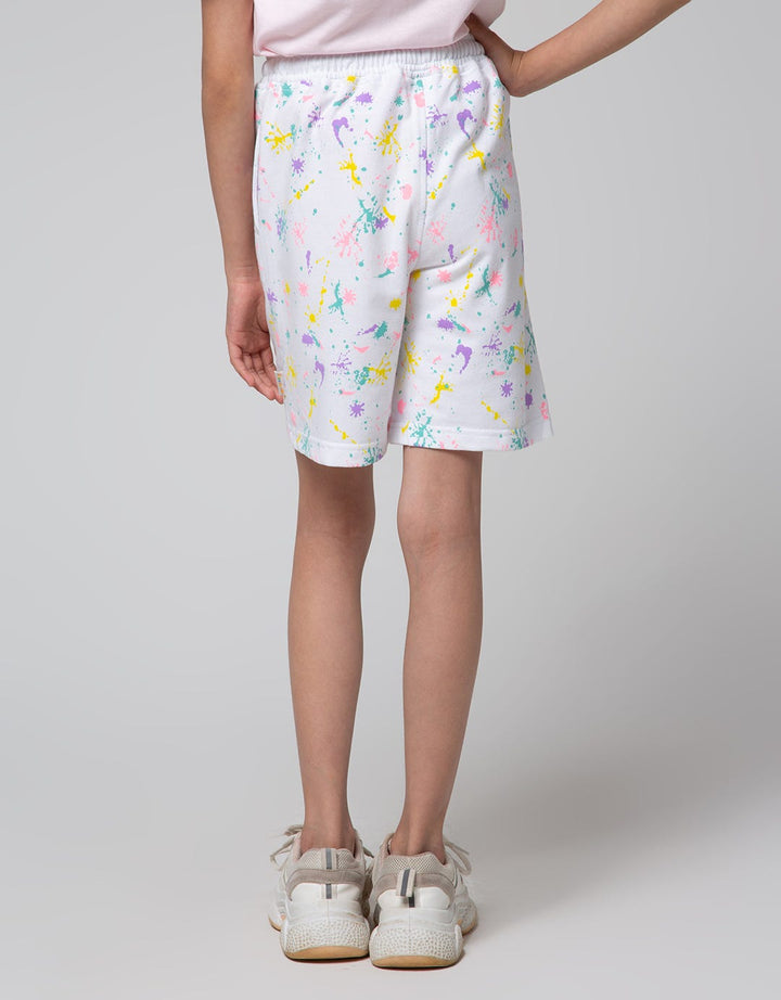 Little M Bermuda Full Print Colorfull Splash