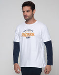 T Zone Long Sleeve T-Shirt Print Theme Rider La