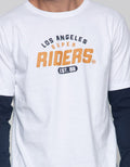 T Zone Long Sleeve T-Shirt Print Theme Rider La