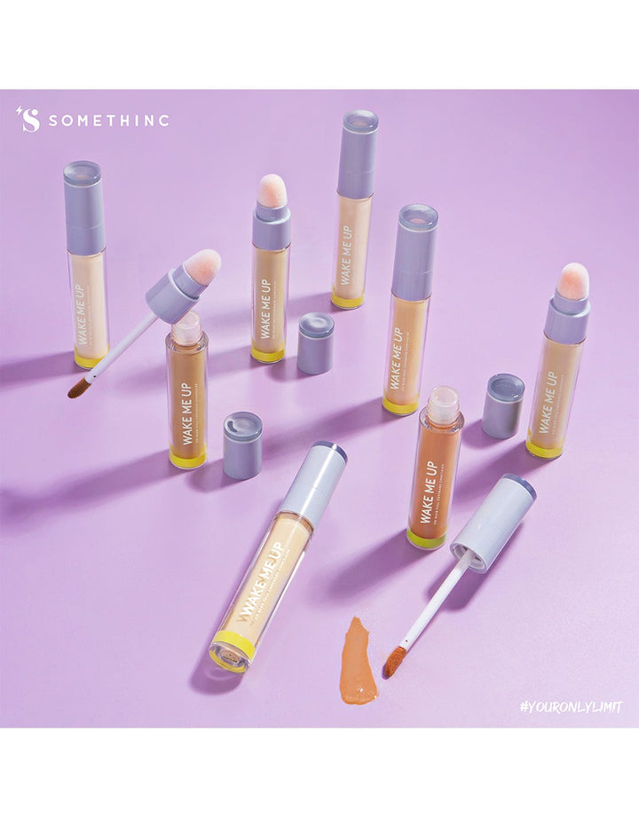 Somethinc Wake Me Up Hd Blur Full Coverage Concealer Biscuit