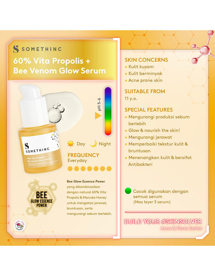 Somethinc 60% Vita Propolis + Bee Venom Glow Serum 20ml