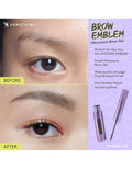 Somethinc Brow Emblem Microcara Brow Gel Waterproof Dark Chocolate